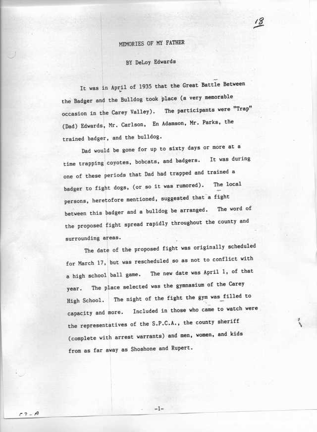 Memories of my Father 1